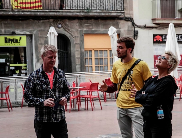 Platicando sobre Barcelona